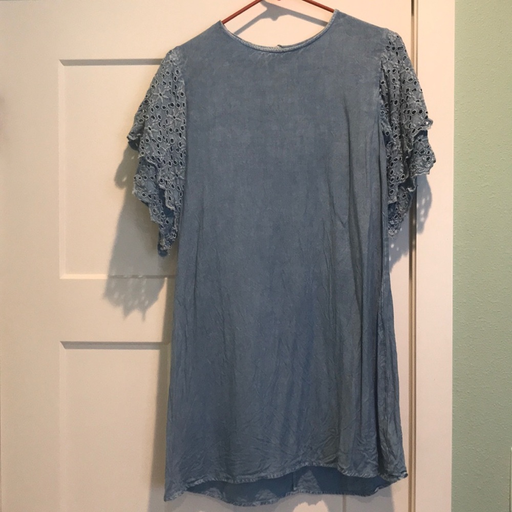 LIKE NEW Style Envy Denim Blue Dress